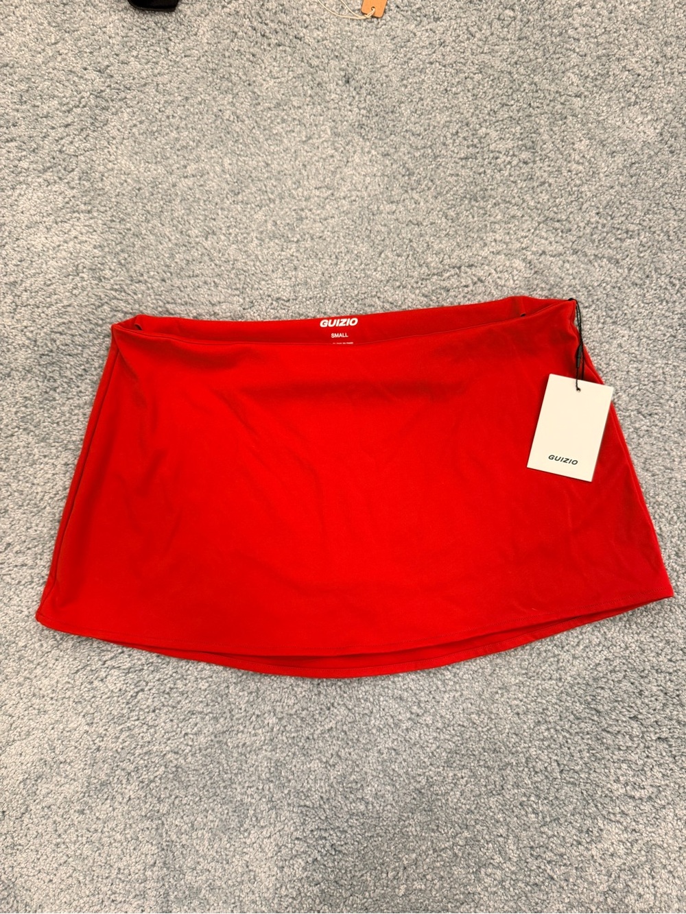 Guizio Red Mini Skirt